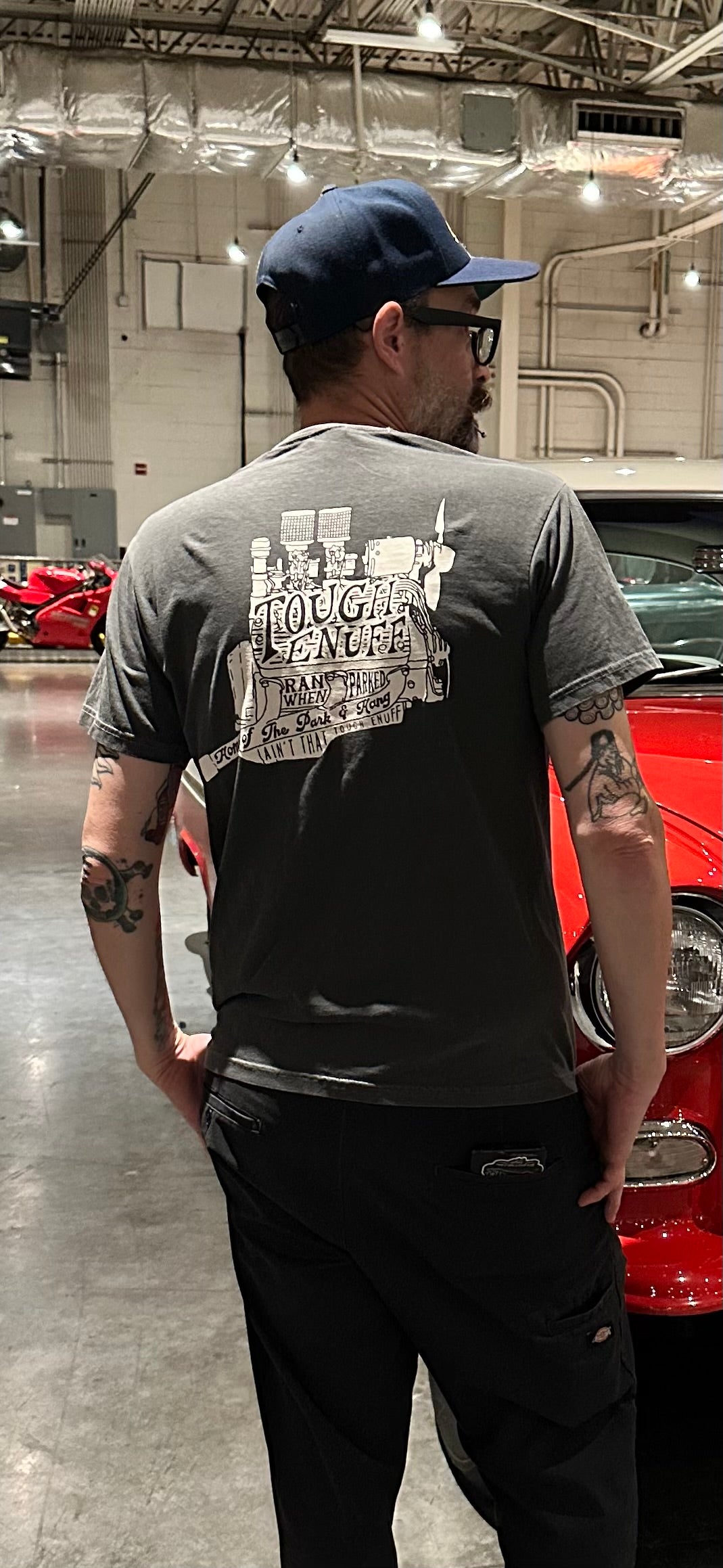 Original Flathead Pocket Tee Washed Black